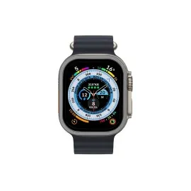 Newface Apple Watch Ultra 49Mm Alüminyum Kasa Cam Ekran Koruyucu - Gri