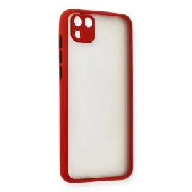 Newface Huawei Y5P Kılıf Montreal Silikon Kapak - Kırmızı