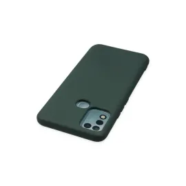 Newface İnfinix Hot 10 Play Kılıf Nano Içi Kadife Silikon - Koyu Yeşil