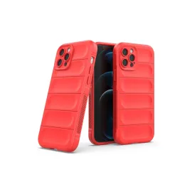 Newface Iphone 12 Pro Max Kılıf Optimum Silikon - Kırmızı