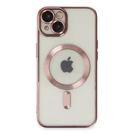 Newface Iphone 15 Kılıf Kross Magneticsafe Kapak - Rose