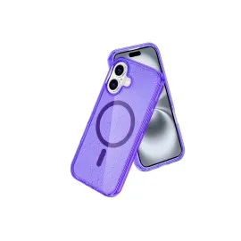 Newface Iphone 16 Plus Kılıf Glow Magsafe Kapak - Mor