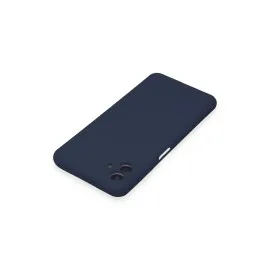 Newface Samsung Galaxy A04E Kılıf Nano Içi Kadife Silikon - Lacivert