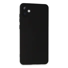 Newface Samsung Galaxy A05 Kılıf Nano Içi Kadife Silikon - Siyah