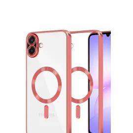 Newface Samsung Galaxy A07 Kross Magneticsafe Kapak - Kırmızı