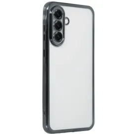 Newface Samsung Galaxy A56 Kılıf Razer Lensli Silikon - Siyah