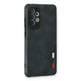 Newface Samsung Galaxy A73 5G Kılıf Loop Deri Silikon - Lacivert