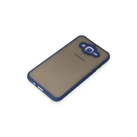 Newface Samsung Galaxy J7 Kılıf Montreal Silikon Kapak - Lacivert