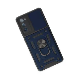 Newface Samsung Galaxy S20 Fe Kılıf Pars Lens Yüzüklü Silikon - Lacivert