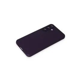 Newface Samsung Galaxy S24 Kılıf Nano Içi Kadife Silikon - Mor
