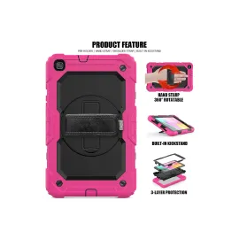 Newface Samsung Galaxy T290 Tab A 8 Kılıf Pars Tablet Kapak - Pembe