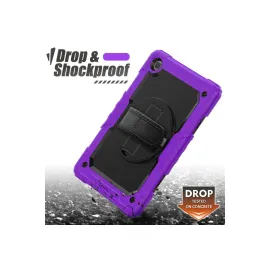 Newface Samsung Galaxy T500 Tab A7 10.4 Kılıf Pars Tablet Kapak - Mor