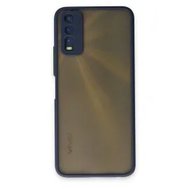 Newface Vivo Y11S Kılıf Montreal Silikon Kapak - Lacivert