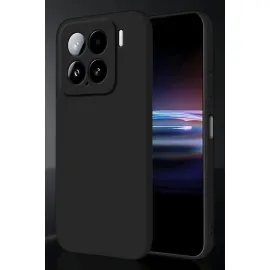 Newface Xiaomi Mi 15 Pro Kılıf Nano Içi Kadife Silikon - Siyah