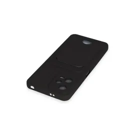 Newface Xiaomi Poco X5 5G Kılıf Kelvin Kartvizitli Silikon - Siyah