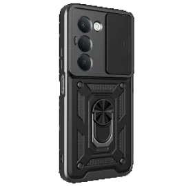 Newface Xiaomi Redmi 15 4G Pars Lens Yüzüklü Silikon - Siyah