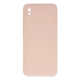 Newface Xiaomi Redmi 9A Kılıf Nano Içi Kadife Silikon - Pudra