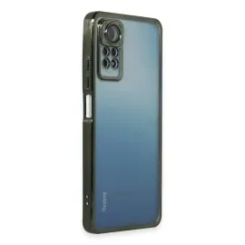 Newface Xiaomi Redmi Note 11 Pro Kılıf Razer Lensli Silikon - Yeşil