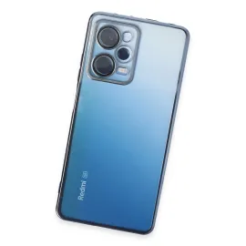 Newface Xiaomi Redmi Note 12 Pro 5G Kılıf Razer Lensli Silikon - Açık Mavi