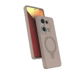 Newface Xiaomi Redmi Note 13 Pro 4G Regal Magsafe Standlı Kapak - Çöl Titanyum