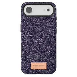 Onegif Apple Iphone 17 Air Bright Simli Kapak - Derin Mor