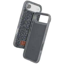 Onegif Apple Iphone 17 Air Bright Simli Kapak - Gümüş