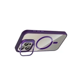 Joko Apple Iphone 14 Pro Max Remim Lensli Magsafe Standlı Kapak - Derin Mor