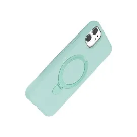 Newface Apple iPhone 11 Regal Magsafe Standlı Kapak - Su Yeşili