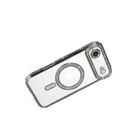 Newface Apple Iphone 17 Air Joke Simli Magneticsafe Kılıf - Gümüş