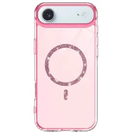 Newface Apple Iphone 17 Air Live Diamond Magsafe Kapak - Pembe
