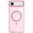 Newface Apple Iphone 17 Air Live Diamond Magsafe Kapak - Pembe