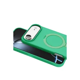 Newface Apple Iphone 17 Air Regal Magsafe Standlı Kapak - Yeşil