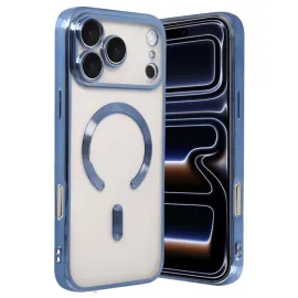Newface Apple Iphone 17 Pro Max Kross Magneticsafe Kapak - Sierra Blue