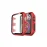 Newface Apple Watch 40mm Camlı Kasa Ekran Koruyucu - Kırmızı