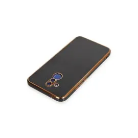 Newface Huawei Mate 20 Lite Kılıf Volet Silikon - Siyah
