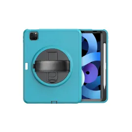 Newface iPad Pro 11 (2018) Kılıf Hand Strap Tablet Kılıfı - Turkuaz