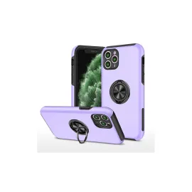 Newface Iphone 11 Pro Max Kılıf Elit Yüzüklü Kapak - Mor