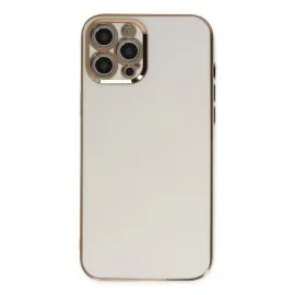 Newface Iphone 12 Pro Max Kılıf Volet Silikon - Beyaz