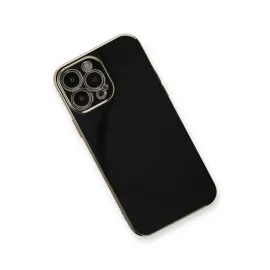 Newface Iphone 13 Pro Kılıf Volet Silikon - Siyah
