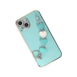 Newface Iphone 14 Kılıf Esila Silikon - Su Yeşili