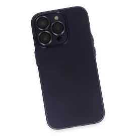 Newface Iphone 14 Pro Max Kılıf Luko Lens Silikon - Derin Mor