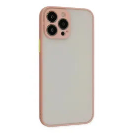 Newface Iphone 14 Pro Max Kılıf Montreal Silikon Kapak - Pembe