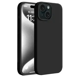 Newface Iphone 15 Plus Kılıf First Silikon - Siyah