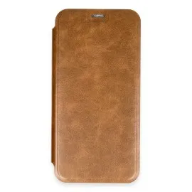 Newface Iphone 16 Kılıf Flip Cover - Taba
