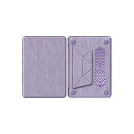 Newface Macbook Pro 16 2021 Macbook Kumaş Kapak - Mor