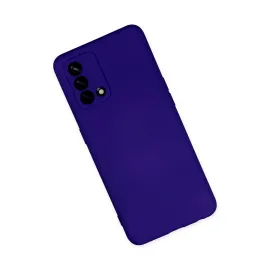 Newface Oppo A74 4G Kılıf Nano Içi Kadife Silikon - Mor