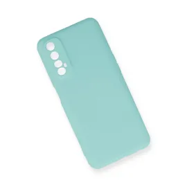 Newface Realme 7 Kılıf Nano Içi Kadife Silikon - Turkuaz
