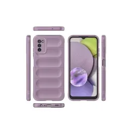 Newface Samsung Galaxy A03S Kılıf Optimum Silikon - Mor