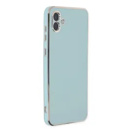 Newface Samsung Galaxy A04 Kılıf Volet Silikon - Açık Yeşil