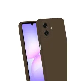 Newface Samsung Galaxy A07 First Silikon - Kahverengi